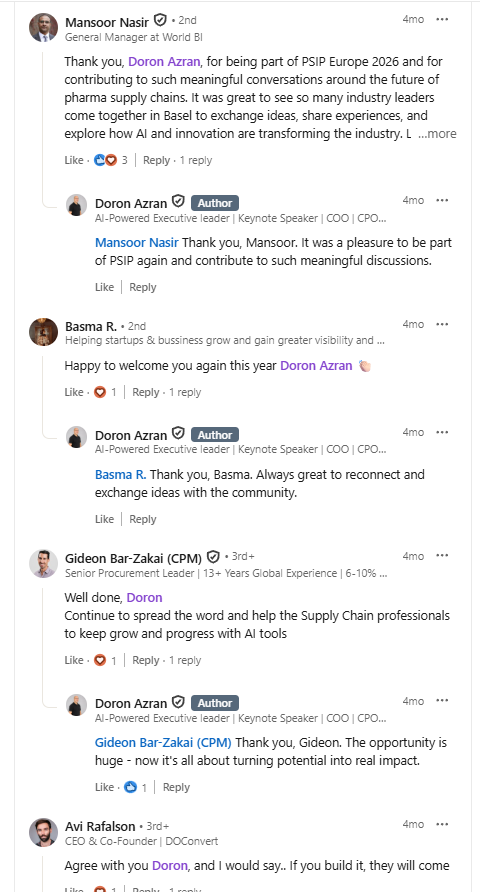 Comments for Doron Azran