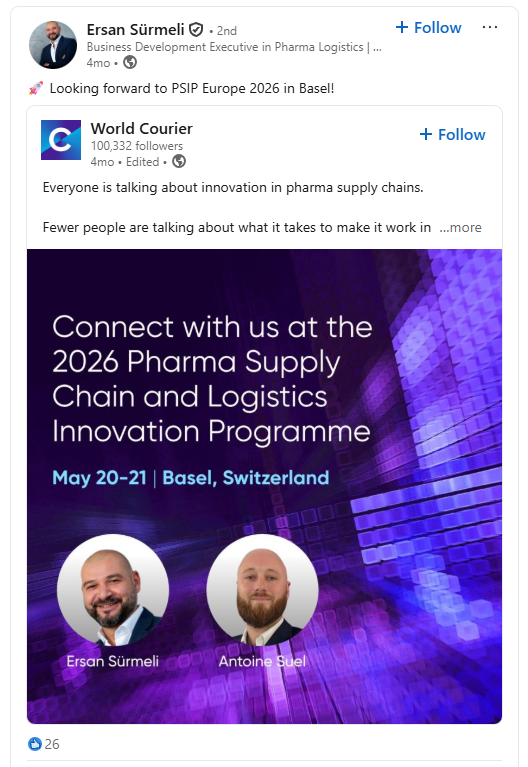 Ersan Surmeli, World Courier