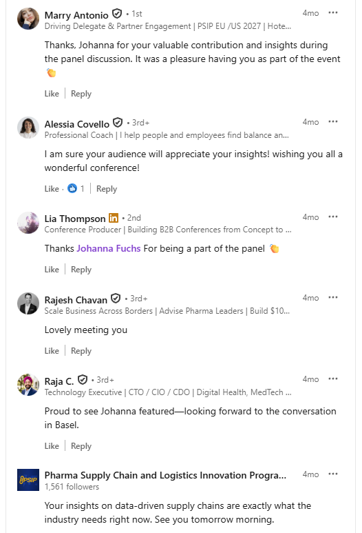 Comments for Johanna Fuchs